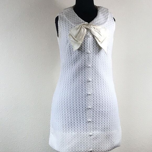 Vintage Handmade Women Dress Size M Not Tag Size - Picture 9 of 11